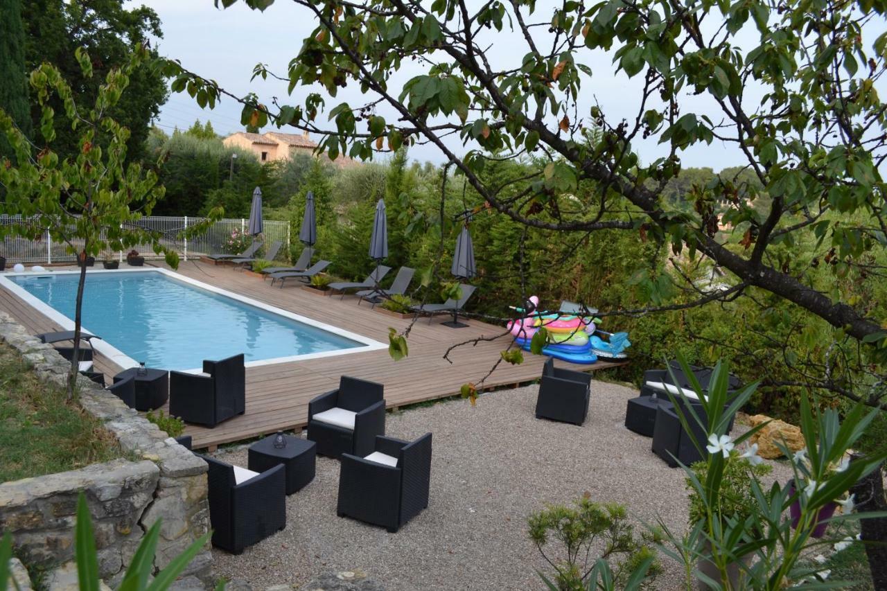 Villa Le Jardin de Lucette Le Rouret Exterior foto